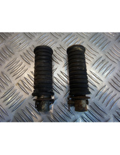 paire repose cale pied arriere de moto suzuki 80 ts .