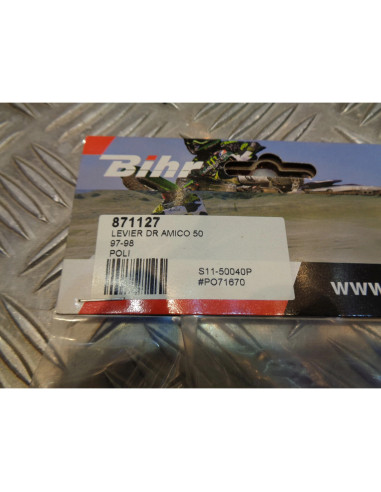 levier frein avant poignee droit alu scooter aprilia 50 amico S11-50040P bihr 87