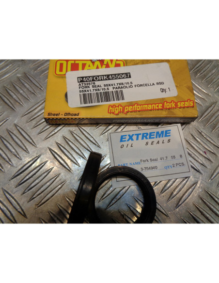 2 x joint spy fourche 41.7x55x8 moto ducati maico athena P40FORK455067 bihr AT32