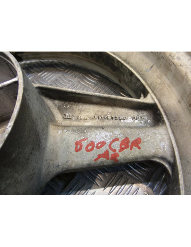 jante roue arriere moto honda cbr 600 f pc19 pc23 17 x 3.80