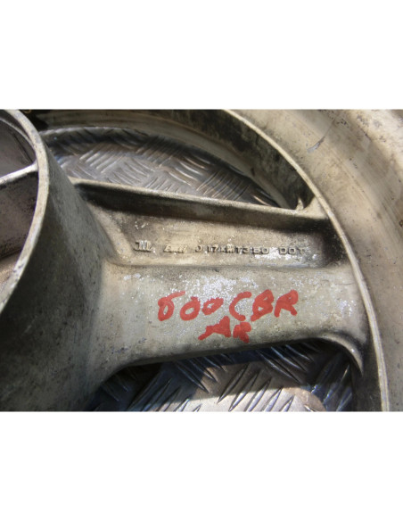 jante roue arriere moto honda cbr 600 f pc19 pc23 17 x 3.80