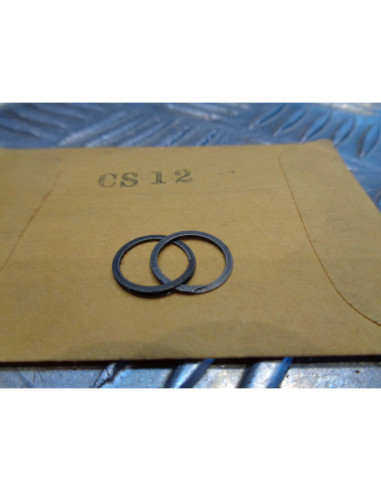 jeu circlips spirale wiseco 12 mm de piston bihr CS12 moto