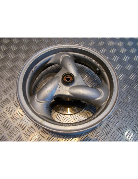 jante roue avant + disque frein scooter kymco 50 agility 4 temps 12 pouces