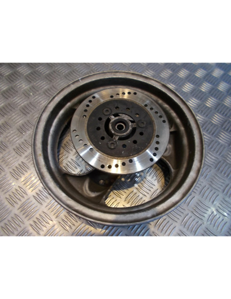 jante roue avant + disque frein scooter kymco 50 agility 4 temps 12 pouces