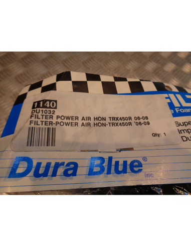 filtre a air mousse durablue powerfilter quad honda trx 450 r 1140 bihr DU1032