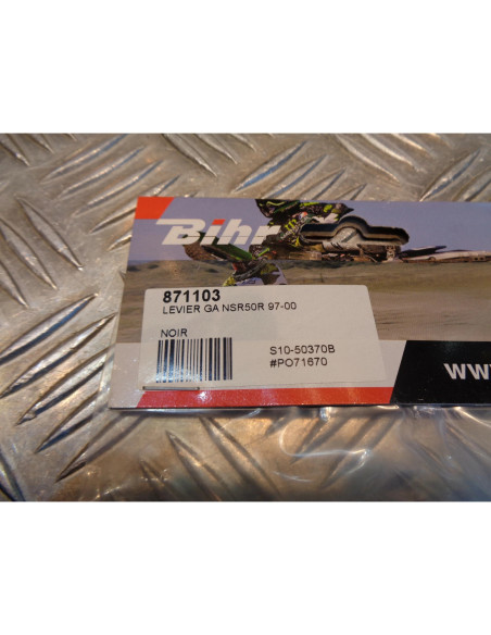 levier gauche poignee frein arriere moto honda 50 nsr bihr S10-50370B 871103