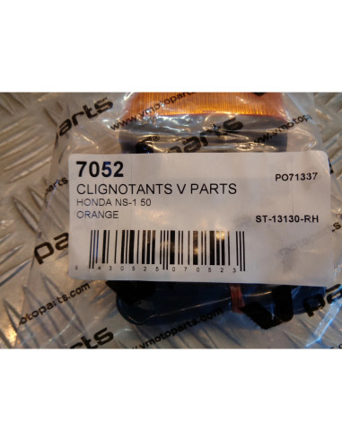 clignotant avant droit moto honda 50 ns-1 nsr 1983 - 1997 v parts ST-13130-RH bi