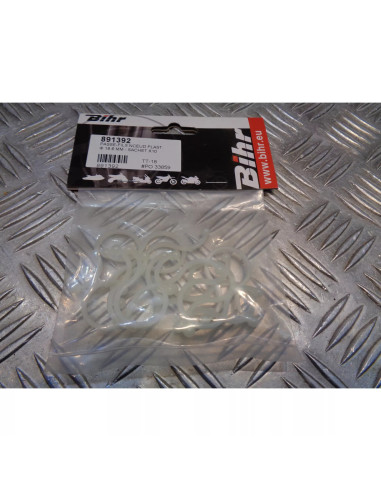 sachet 10 x passe fils noeud plastique blanc transparent diam 18,6 mm fixation f