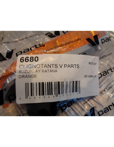 clignotant avant gauche scooter suzuki ay 50 katana v parts ST-1298-LH bihr 6680