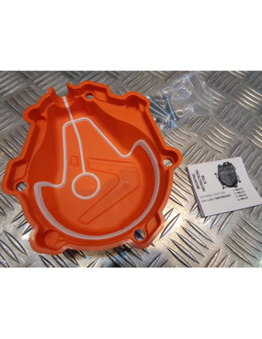cache orange protection carter allumage moto ktm 450 sx-f husqvarna fc fs polisp