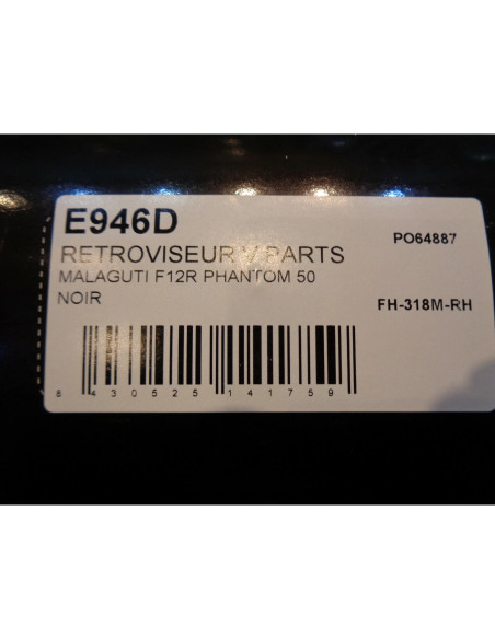 retroviseur droit scooter malaguti 50 f12 125 blog diam 8 mm vicma v parts FP-31