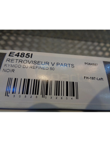 retroviseur gauche diam 8 mm scooter kymco 50 dj et autres v parts vicma FH-197-