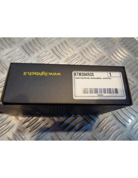 jeu embout guidon lightech devil serie alu rouge moto multimaque KTM304ROS bihr