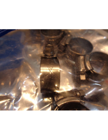 kit 7 colliers serrage 14 - 22 mm durite eau samco sport moto beta et autre CKBE