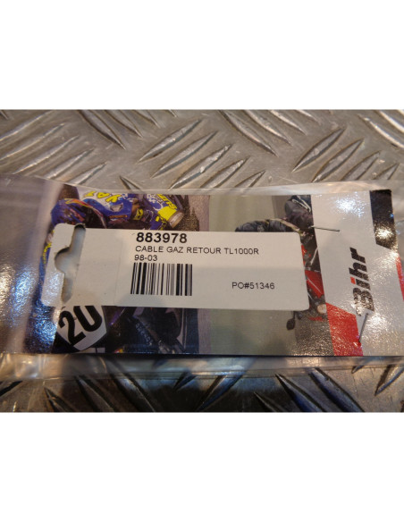 cable gaz accelerateur retour moto suzuki tl 1000 r 1998 - 02 58300-02FB0 bihr 8