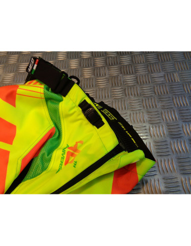 pantalon moto cross ufo 40th anniversary rouge jaune vert fluo taille 34 us PI04