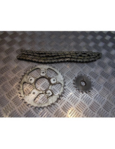 kit chaine pignon couronne moto aprilia 125 rs rotax 122 zd4mpb 2