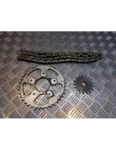 kit chaine pignon couronne moto aprilia 125 rs rotax 122 zd4mpb