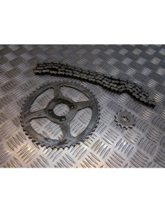 kit chaine couronne pignon moto yamaha dt 50 r dtr 3hl