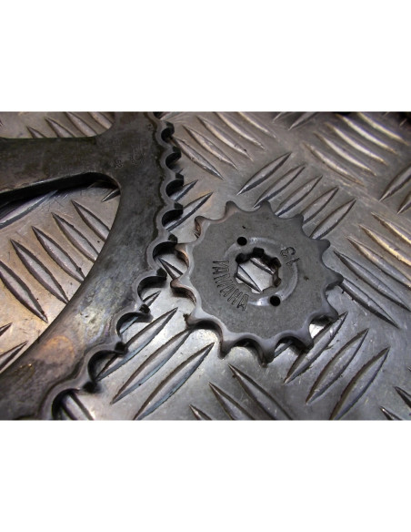 kit chaine couronne pignon moto yamaha dt 50 r dtr 3hl