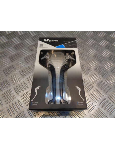 jeu levier frein embrayage noir v parts repliable moto hyosung LV-FL(L28-R24) bi