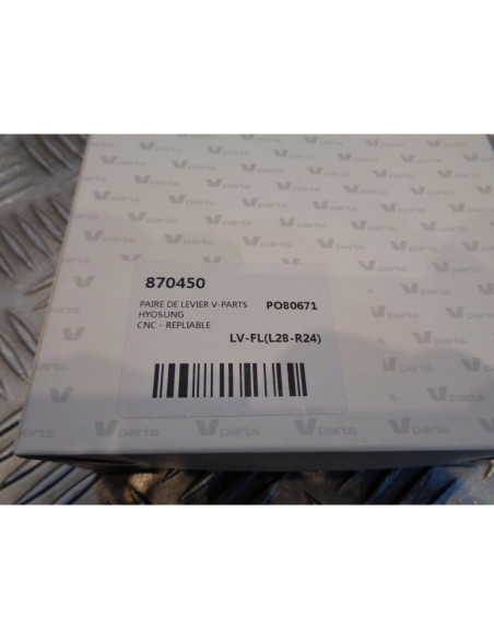 jeu levier frein embrayage noir v parts repliable moto hyosung LV-FL(L28-R24) bi