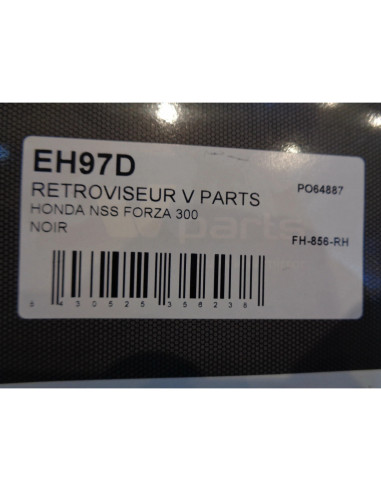 retroviseur droit scooter honda nss 300 forza diam 10 mm v parts FH-856-RH bihr