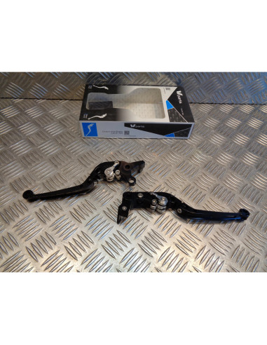 jeu levier frein embrayage noir v parts repliable moto buell s2t thunderbolt LV-