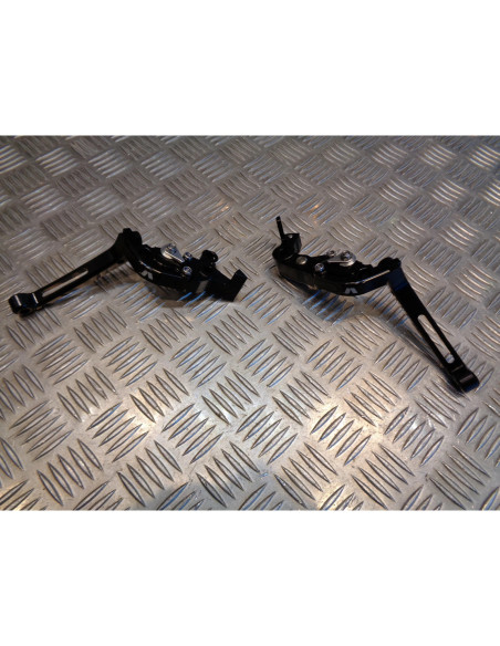 jeu levier frein embrayage noir v parts repliable moto buell s2t thunderbolt LV-