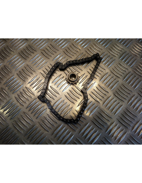 pignon demarreur + chaine moto Kawasaki en 500 Indiana en500a