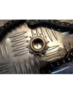 pignon demarreur + chaine moto Kawasaki en 500 Indiana en500a 2