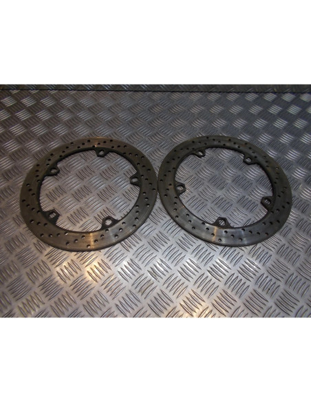 paire disque frein avant moto bmw k 1200 lt wb10545a 1999 - 03