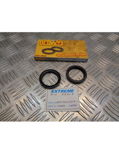 2 x joint spy fourche athena 38.6x48x7 moto bmw r 80 100 rt rs 65 serie 3 P40FOR