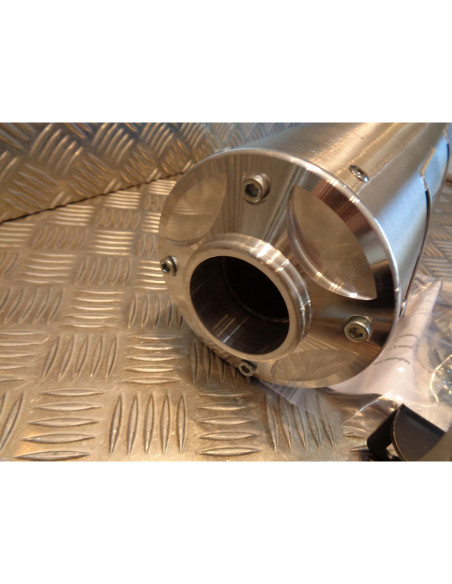 ligne pot echappement double silencieux hmf inox ssv buggy can am 900 maverick 5