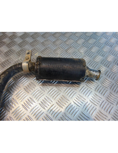 collecteur silencieux pot echappement modifie moto honda 125 sl