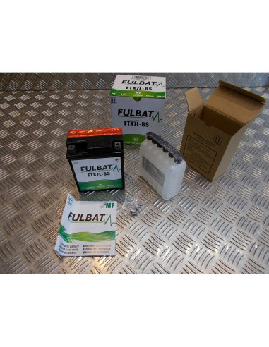 batterie 12v - 6Ah fulbat ytx7l-bs (Lg114xL71xH131) moto scooter quad buggy atv