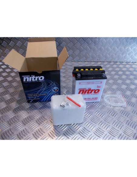 batterie nitro avec entretien 12v / 12ah YB12AL-A2 moto scooter quad ...