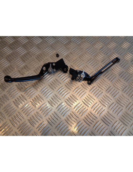 jeu levier frein embrayage poignee noir v parts repliable alu taille masse moto