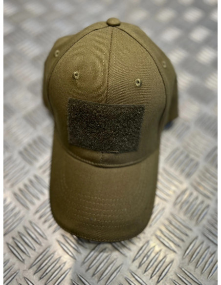 casquette Baseball fostex vert vetcro pour patch coton taille universel neuf