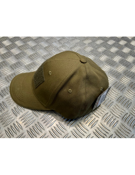 casquette Baseball fostex vert vetcro pour patch coton taille universel neuf