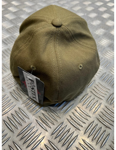 casquette Baseball fostex vert vetcro pour patch coton taille universel neuf