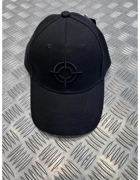 casquette baseball fostex black logo coton taille reglable neuf