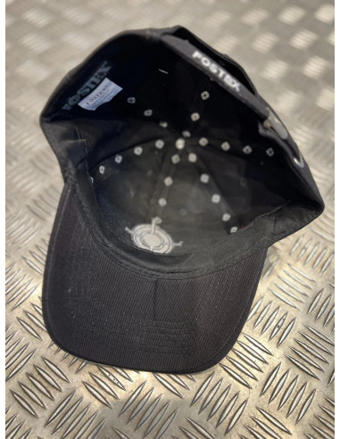 casquette baseball fostex black logo coton taille reglable neuf