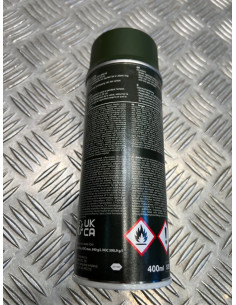 Bombe de peinture militaire 400 ml couleur nato green vert otan fosco industries 2