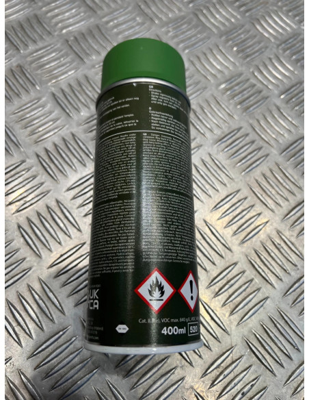 Bombe de peinture militaire 400 ml couleur vietnam green vert fosco industries