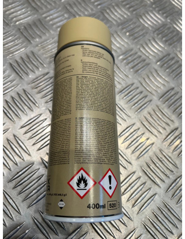 Bombe de peinture militaire 400 ml couleur tropentarn sand sable tropical fosco