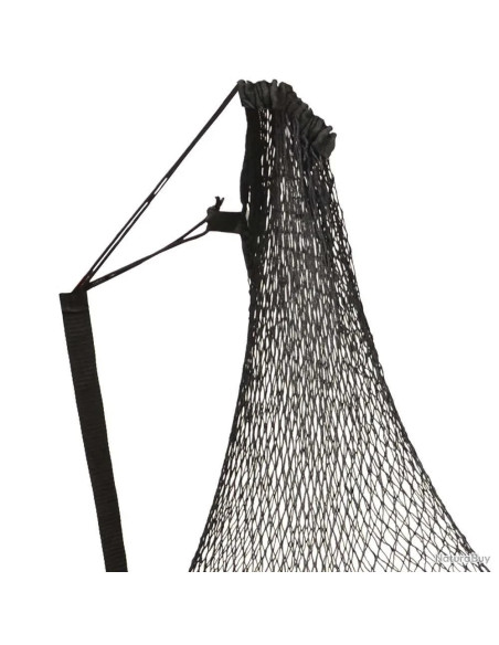 sac filet chasse porte gibier polyester noir 60 x 100cm neuf