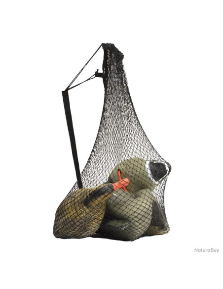 sac filet chasse porte gibier polyester noir 60 x 100cm neuf