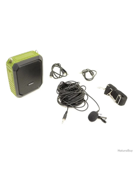 veilleur nuit autonomie 10-12h bluetooth 4.2 enceinte amplificateur vocal sd-800