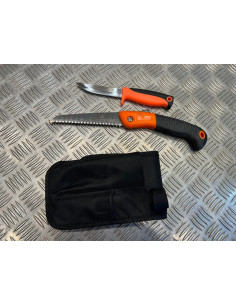 etui avec couteau + scie ligne verney carron nature randonne jardin camping